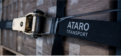 Gesicherte Ladung für einen Transport