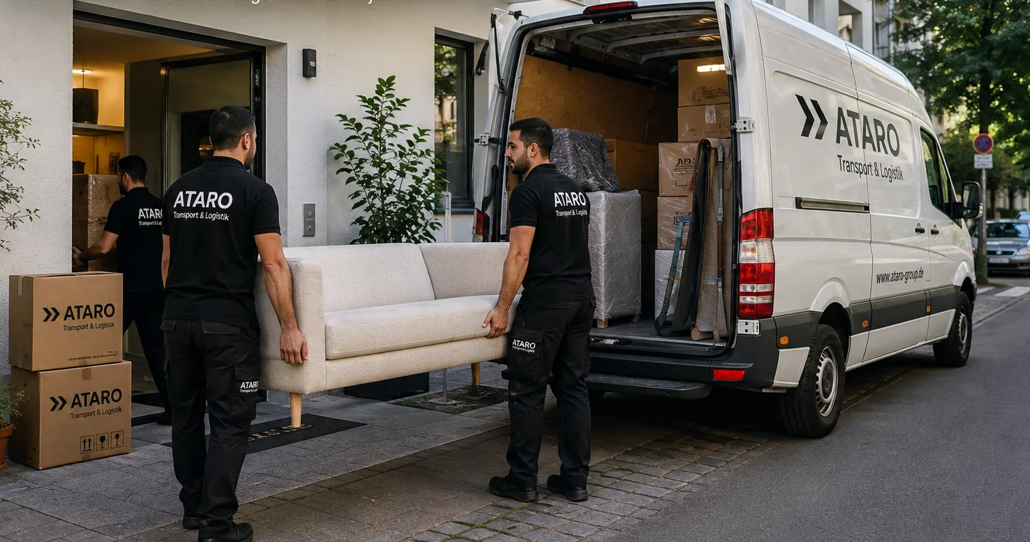 ATARO Team bei einem Transportprojekt in Berlin